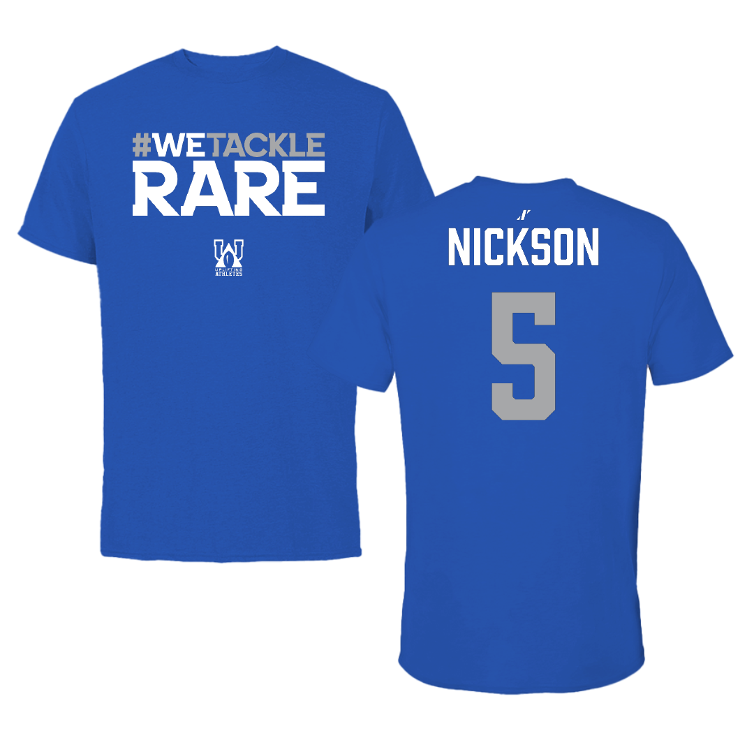 Football Blue Uplifting Athletes Performance Tee - #5 Ja'Wuan Nickson