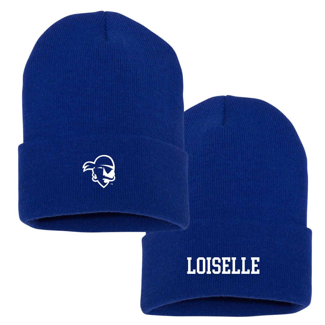 Seton Hall University Volleyball (W) Blue Beanie - #13 Maddy Loiselle
