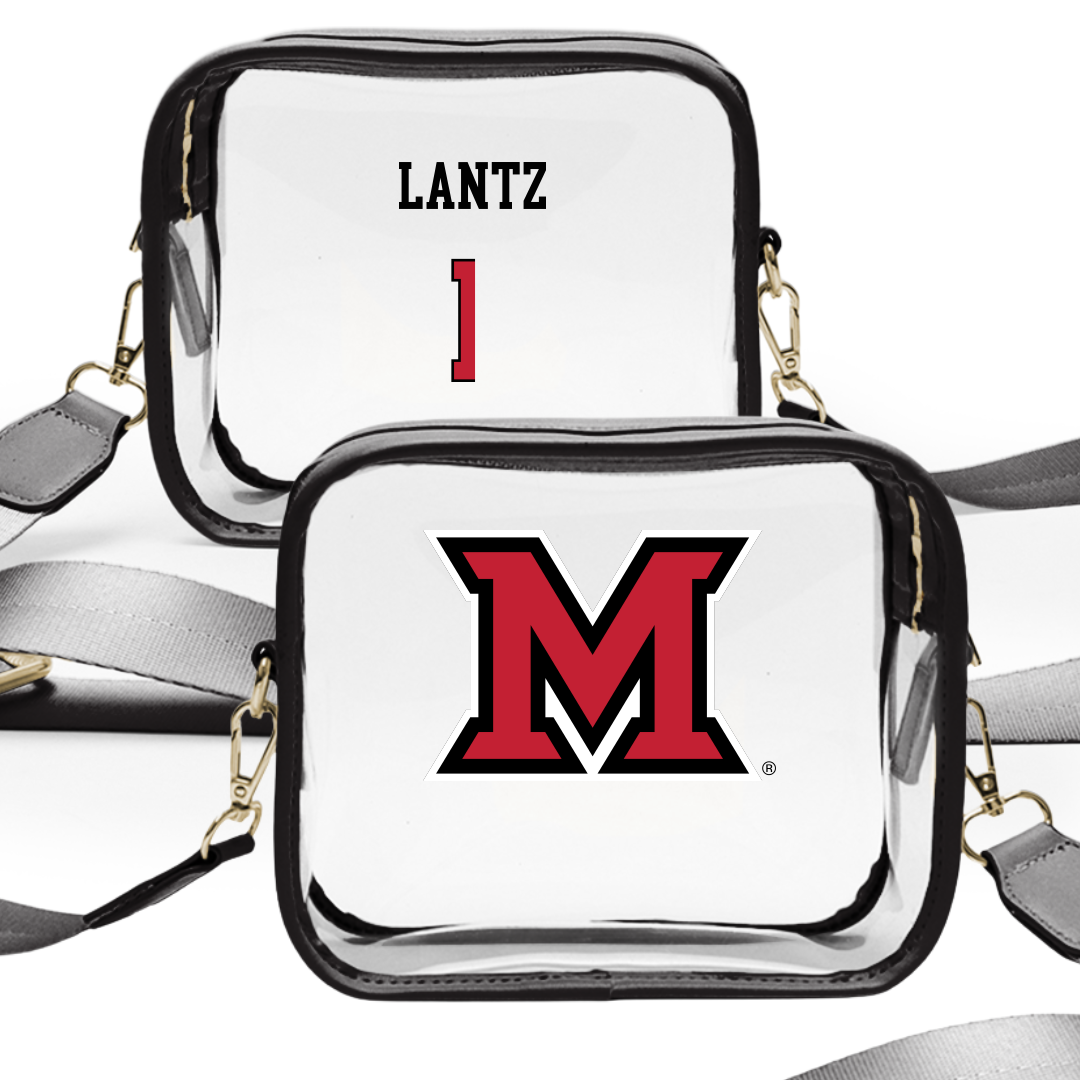 Miami University (Ohio) Volleyball (W) Black Clear Stadium Bag - #1 Raegan Lantz