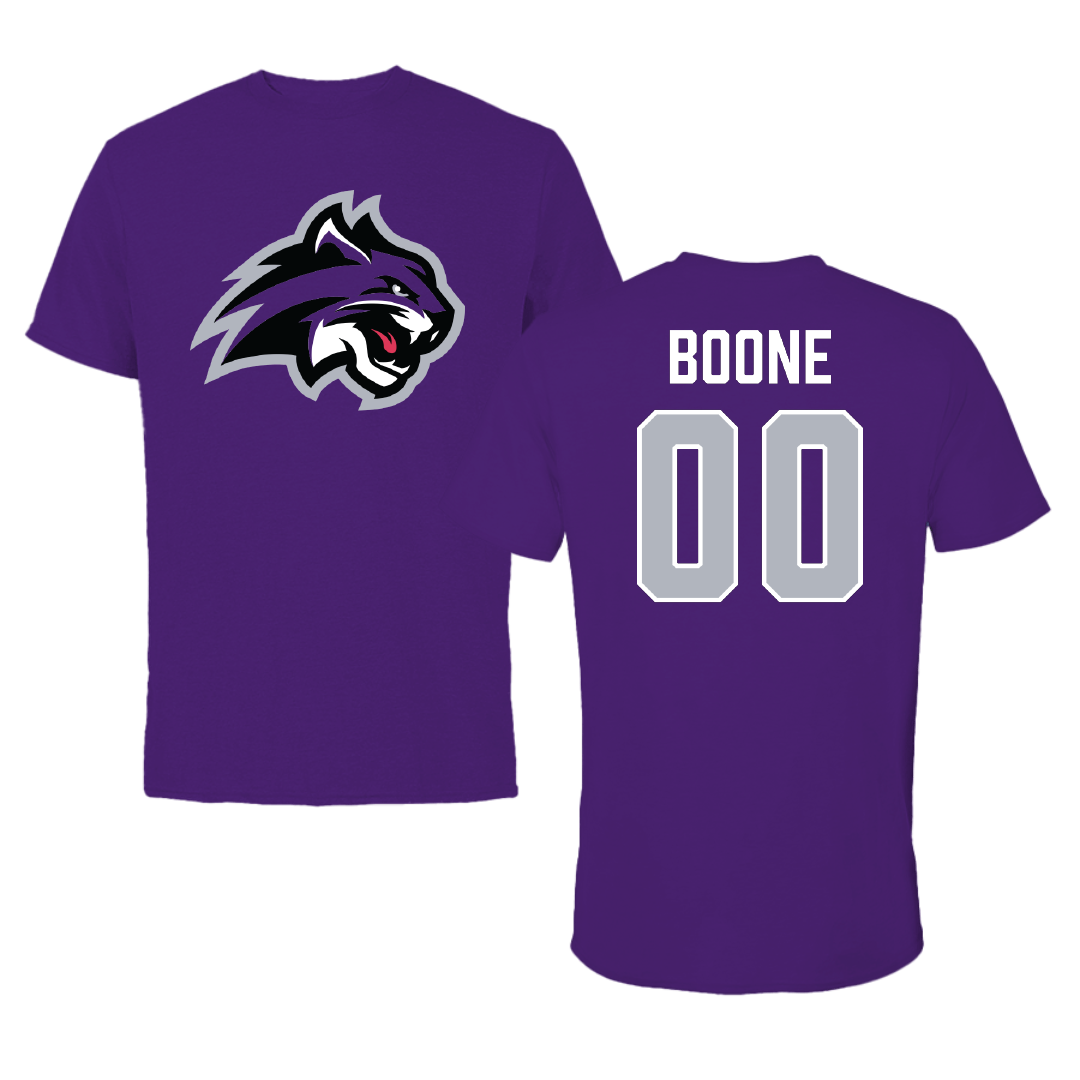 Wiley University Softball Purple Performance Tee - #00 Kyrra Boone