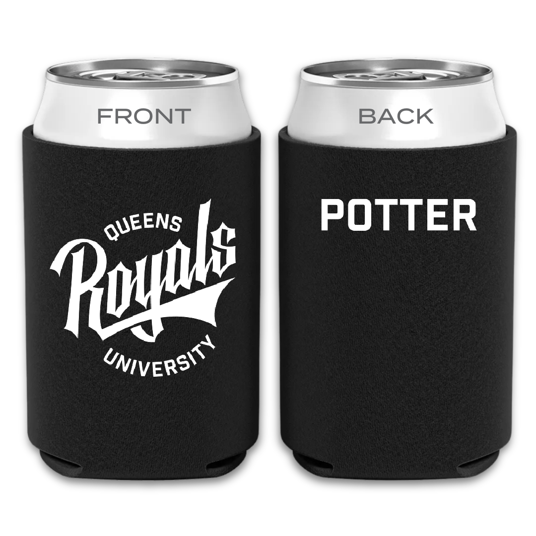 Queens University of Charlotte TF and XC Black Can Cooler - Sean Potter