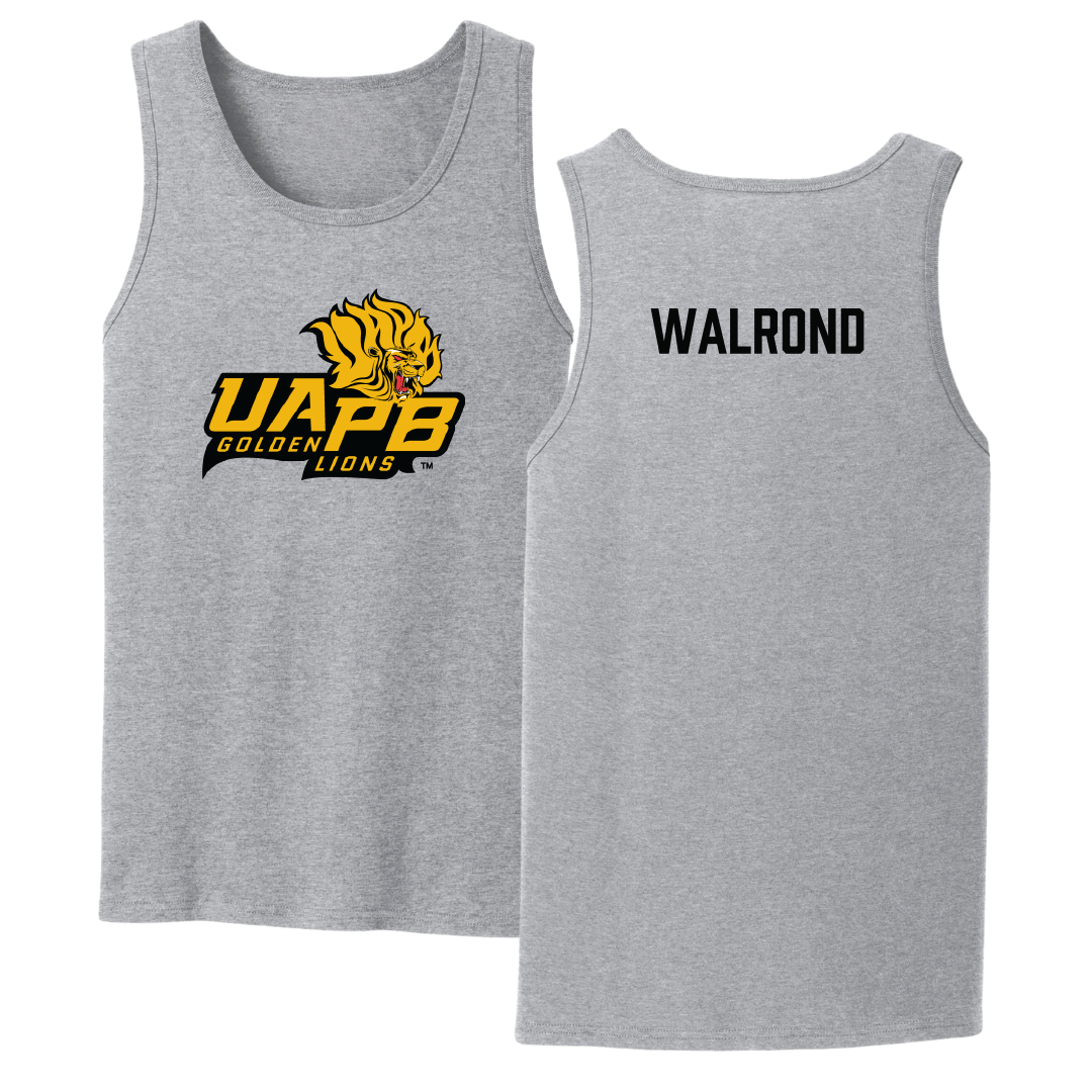 University of Arkansas-Pine Bluff TF and XC Sport Gray Tank Top - Ross Walrond