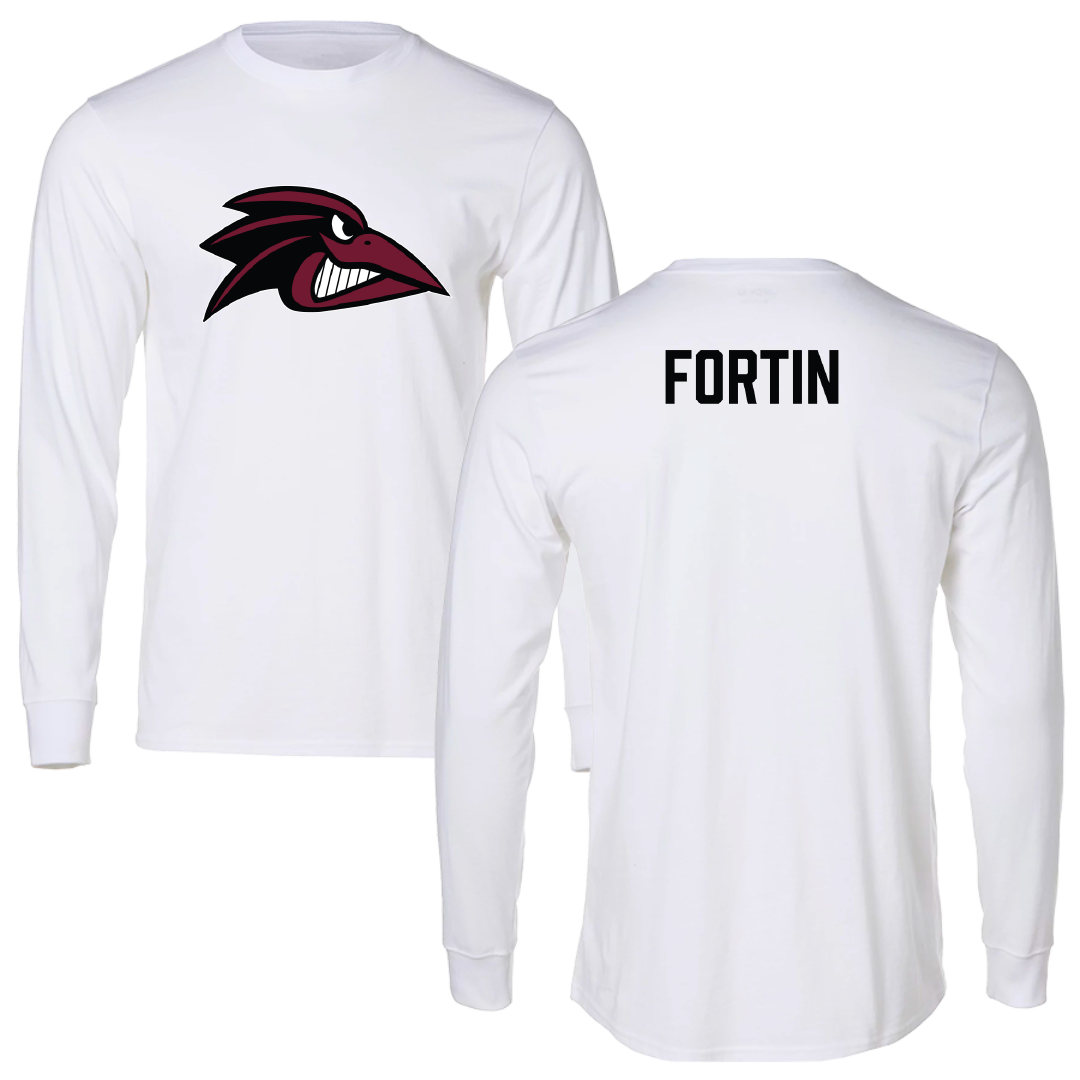 Franklin Pierce University TF and XC White Long Sleeve - Samuel Fortin