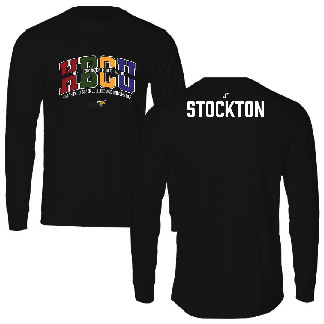 Alabama State University TF and XC Black HBCU Long Sleeve - Seth Stockton