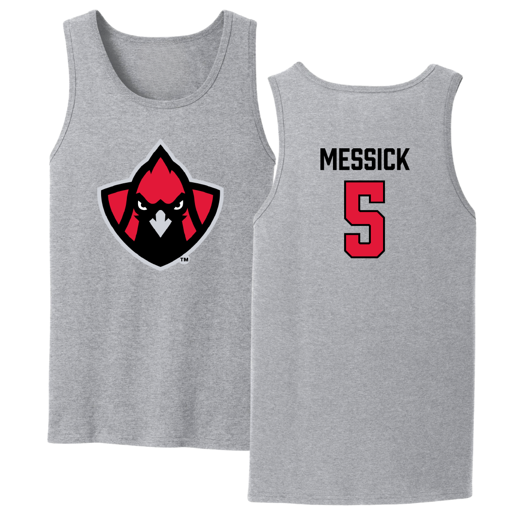 Trinity Valley Community College Softball Sport Gray Tank Top - #5 Kamryn Messick