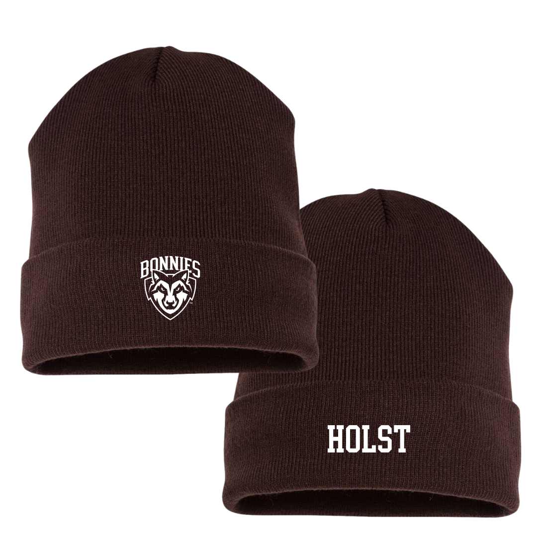 St. Bonaventure University Swimming & Diving Brown Beanie - Maggie Holst