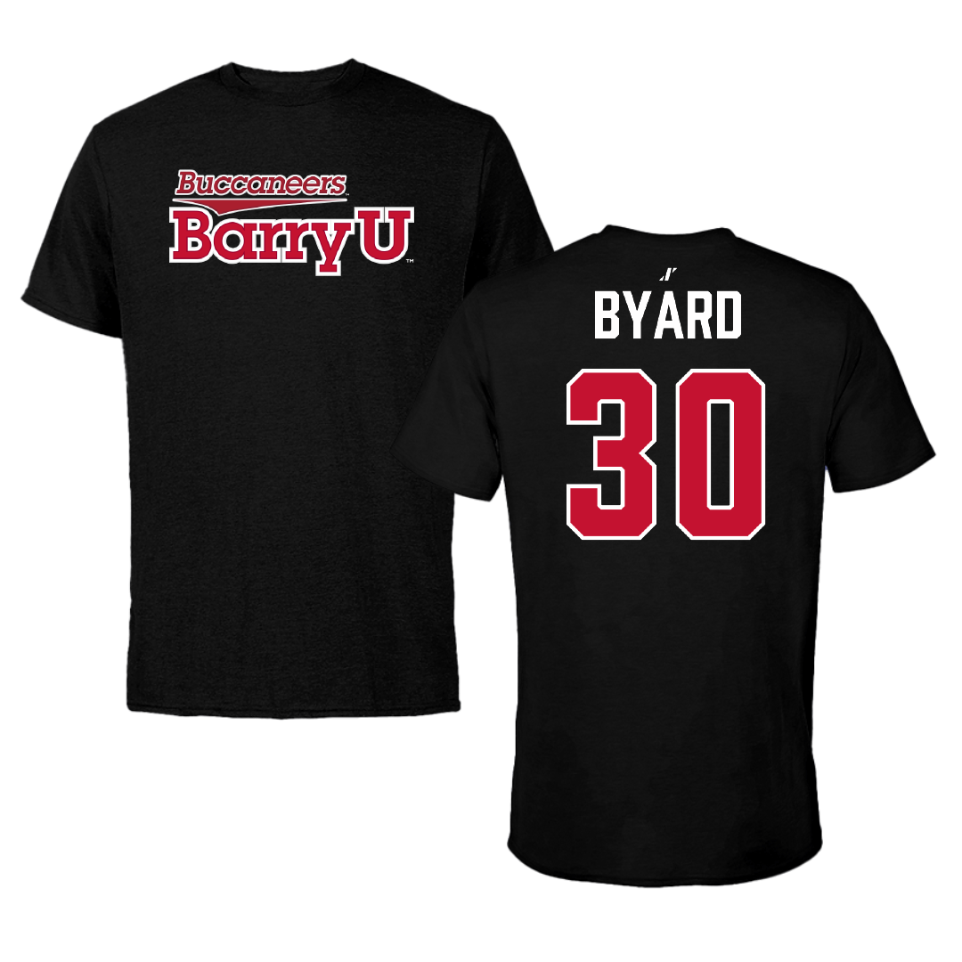 Barry University Soccer (M) Black Performance Tee - #30 Jayden Byard