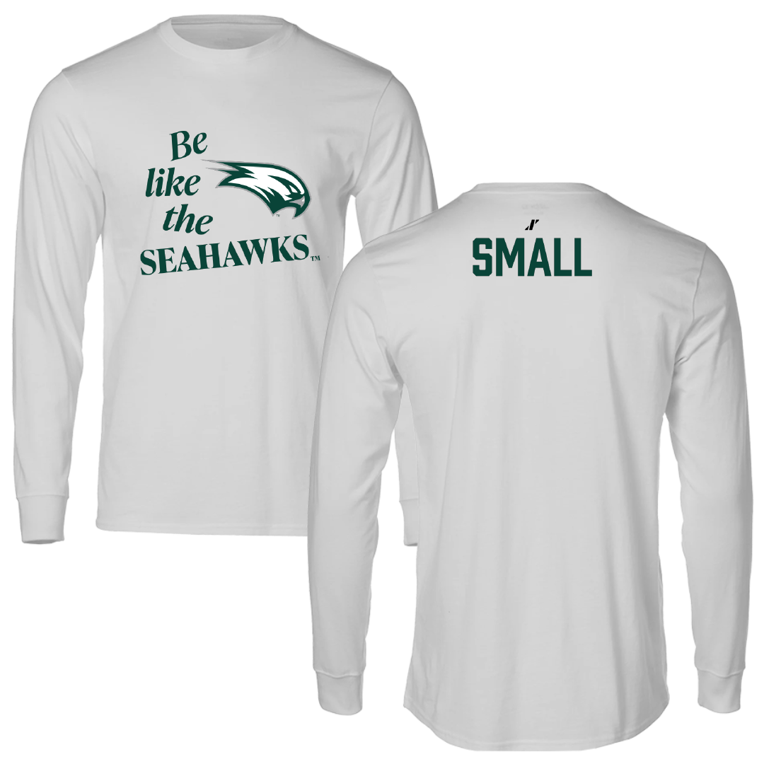 Wagner College Football Light Gray Be Like Us Performance Long Sleeve - Emmanuel Small