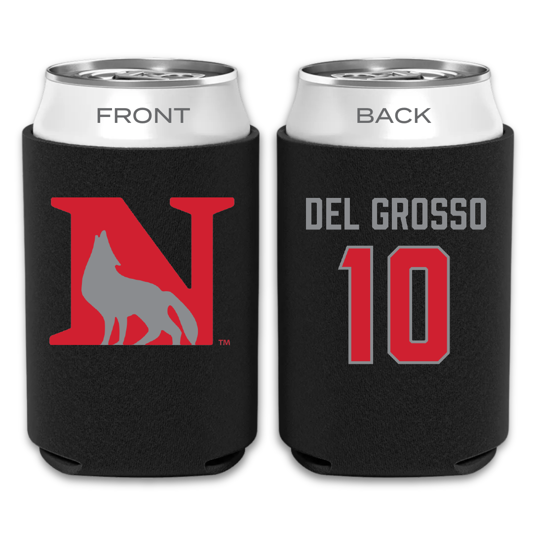 Newberry College Lacrosse (M) Black Can Cooler - #10 Nick Del Grosso