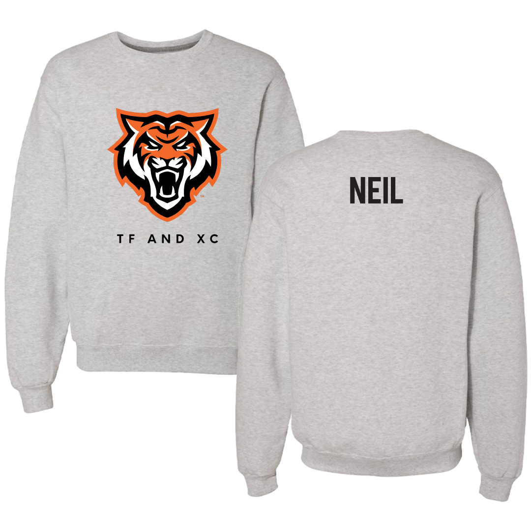 Idaho State University TF and XC Gray Crewneck - Nick Neil