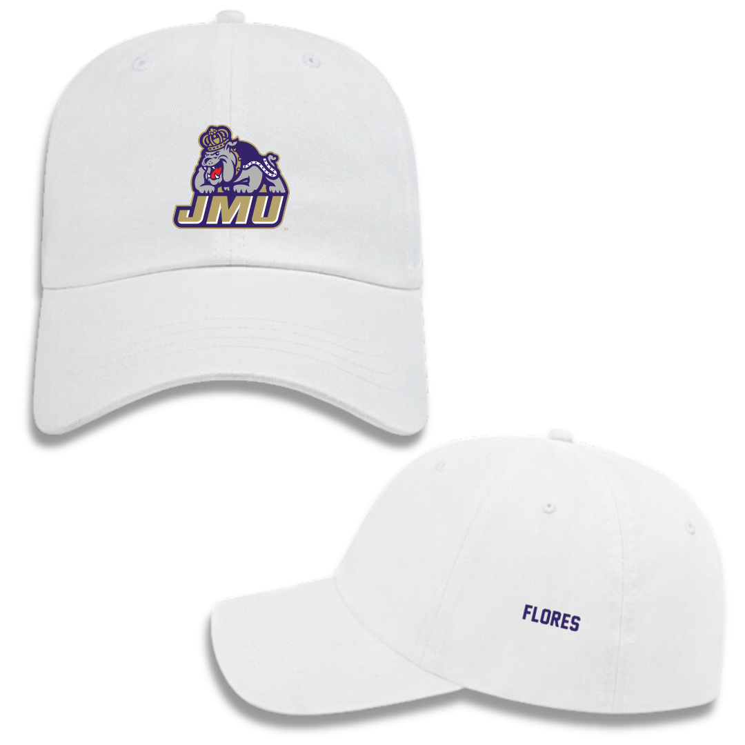 James Madison University Golf (W) White Hat - Bella Flores