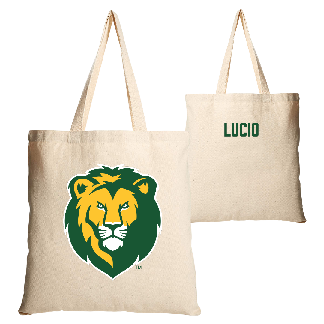 Southeastern Louisiana University Basketball Tan Canvas Tote Bag - Emma Lucio