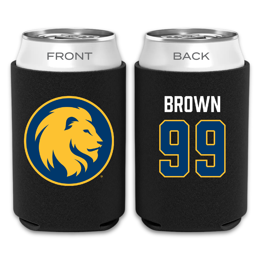East Texas A&M University Football Black Can Cooler - #99 JaCory Brown