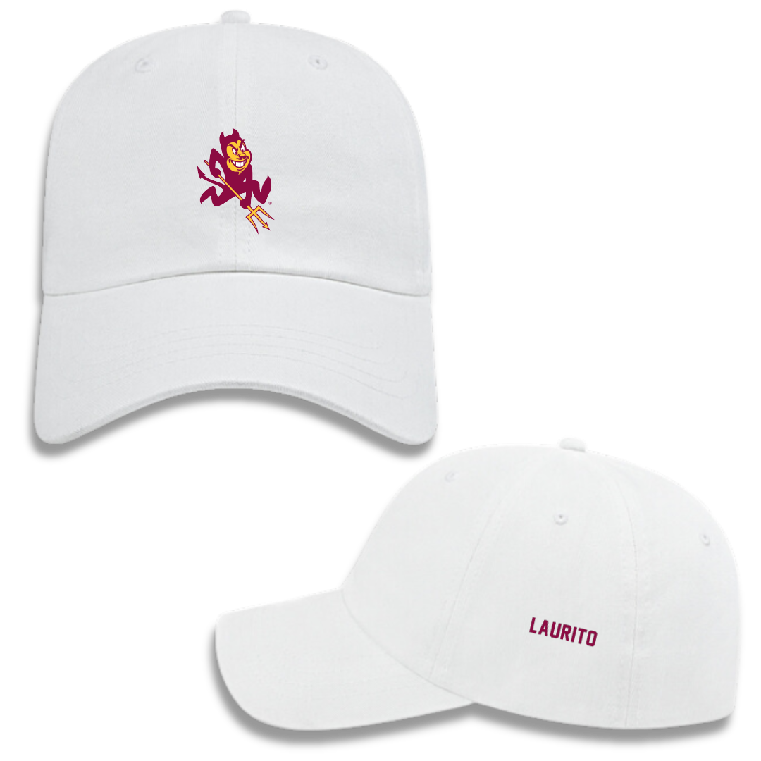 Arizona State University Gymnastics (W) White Hat - Nina Laurito