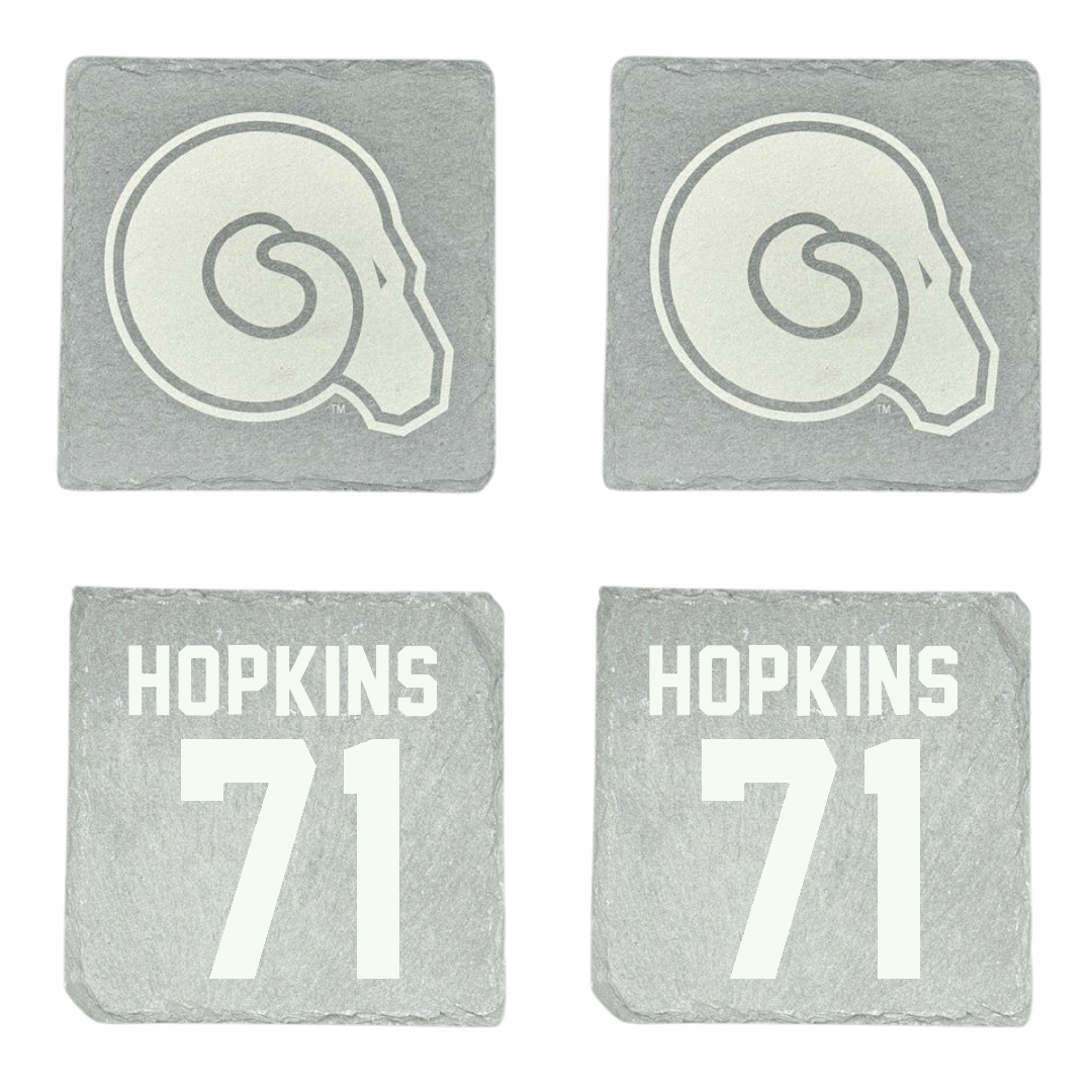 Albany State University Football Stone Coaster (4 Pack)  - #71 Demetrius Hopkins