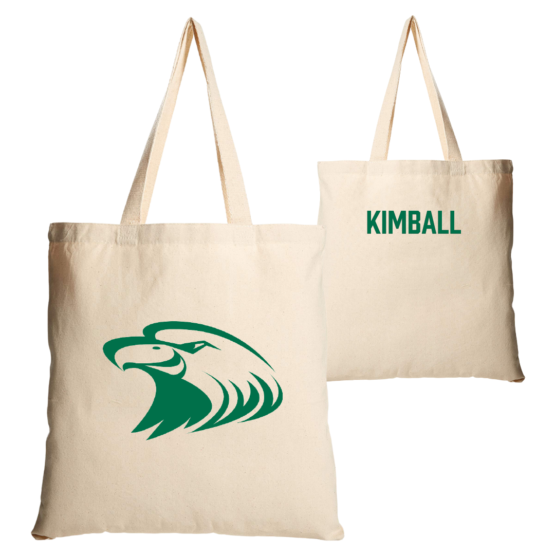 Central Methodist University Football Tan Canvas Tote Bag - Noah Kimball