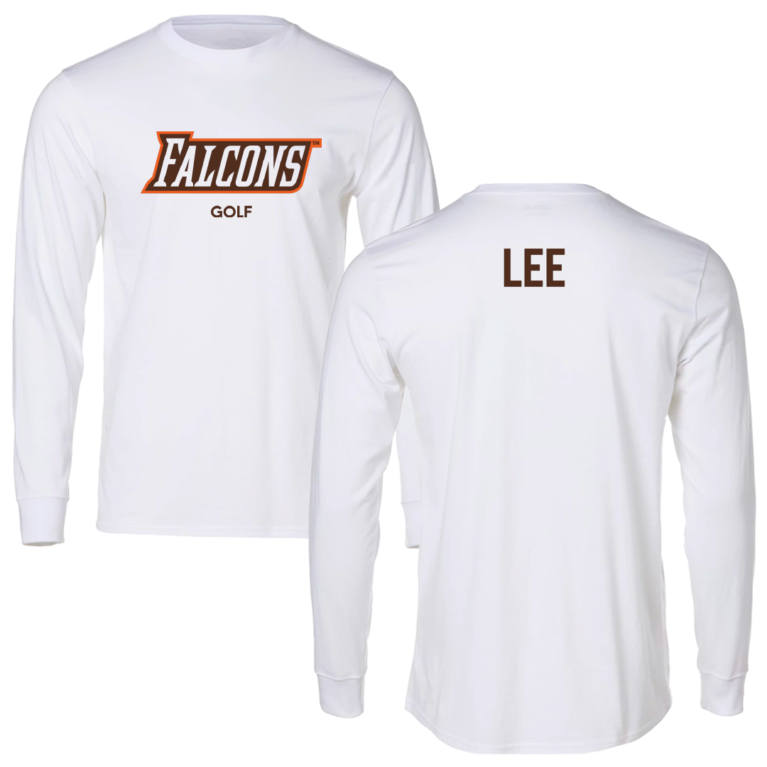 Bowling Green State University Golf (M) White Long Sleeve - Andrew Lee