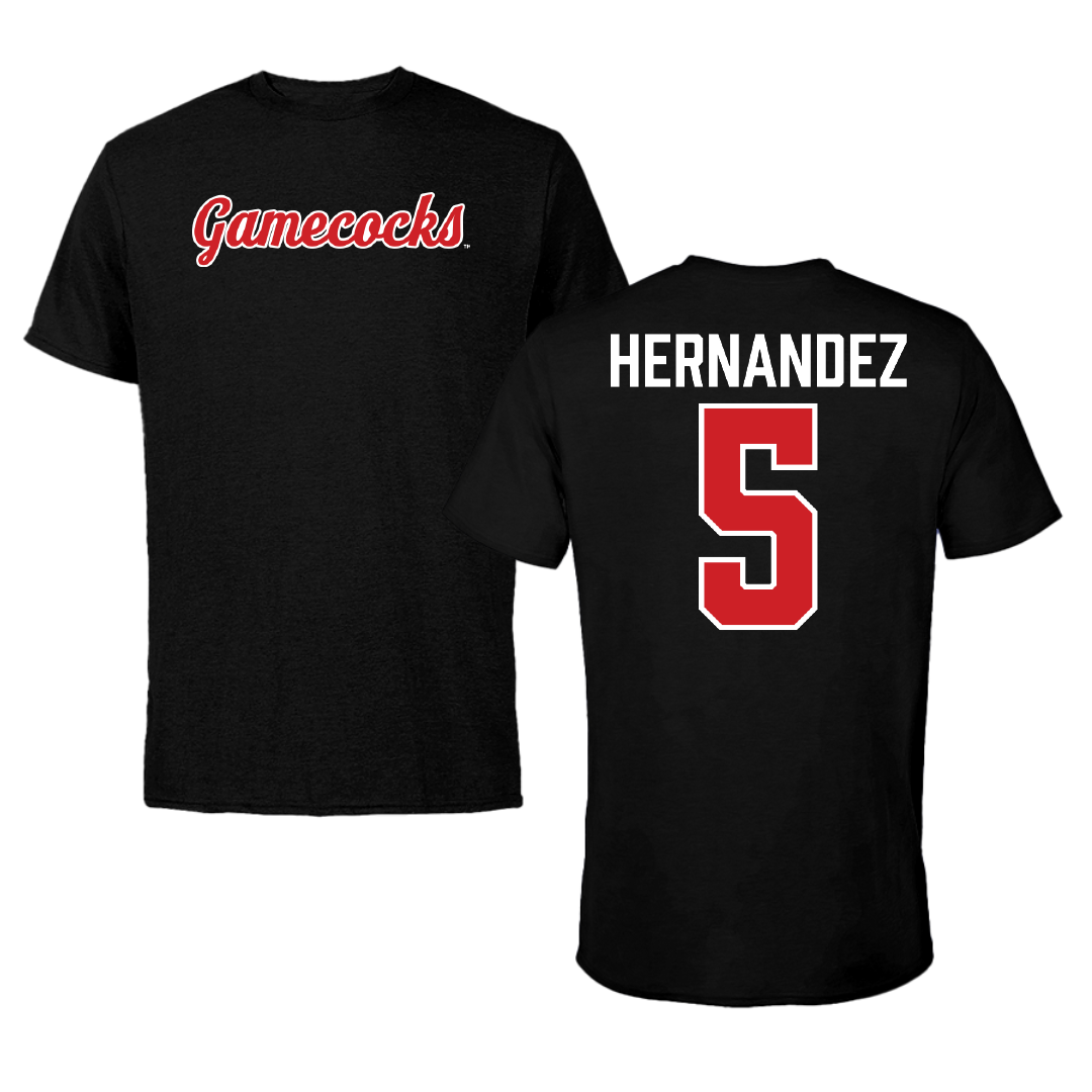 Jacksonville State University Baseball Black Performance Tee - #5 Javon Hernandez