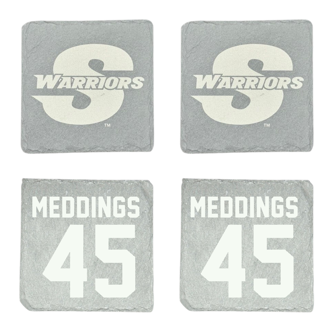 Stanislaus State Soccer (W) Stone Coaster (4 Pack)  - #45 Addie Meddings