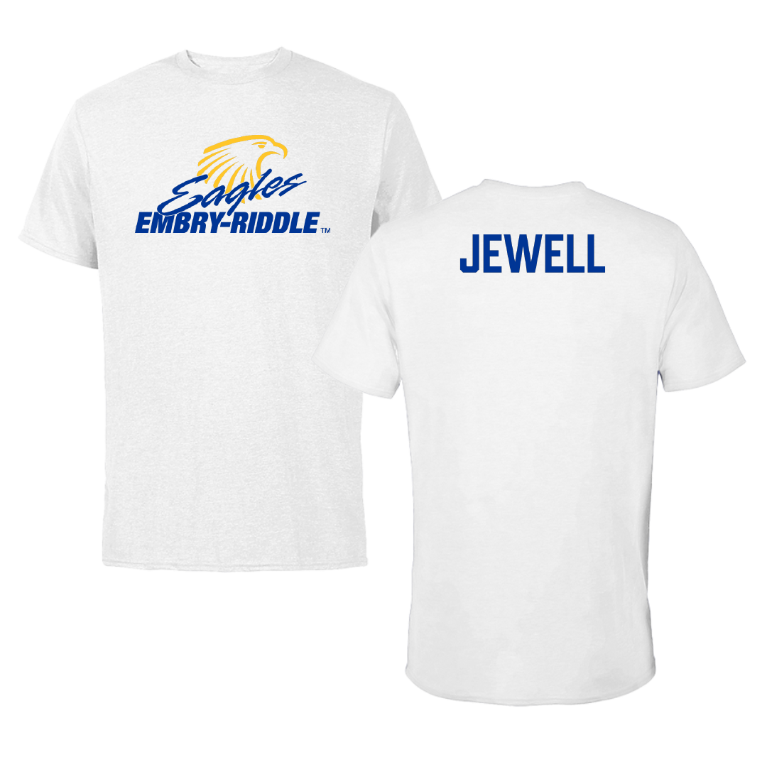 Embry-Riddle Aeronautical University Rowing (M) White Tee - Ben Jewell