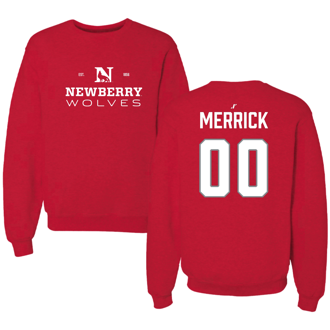Newberry College Cheer Red General Crewneck - #00 Alaina Merrick