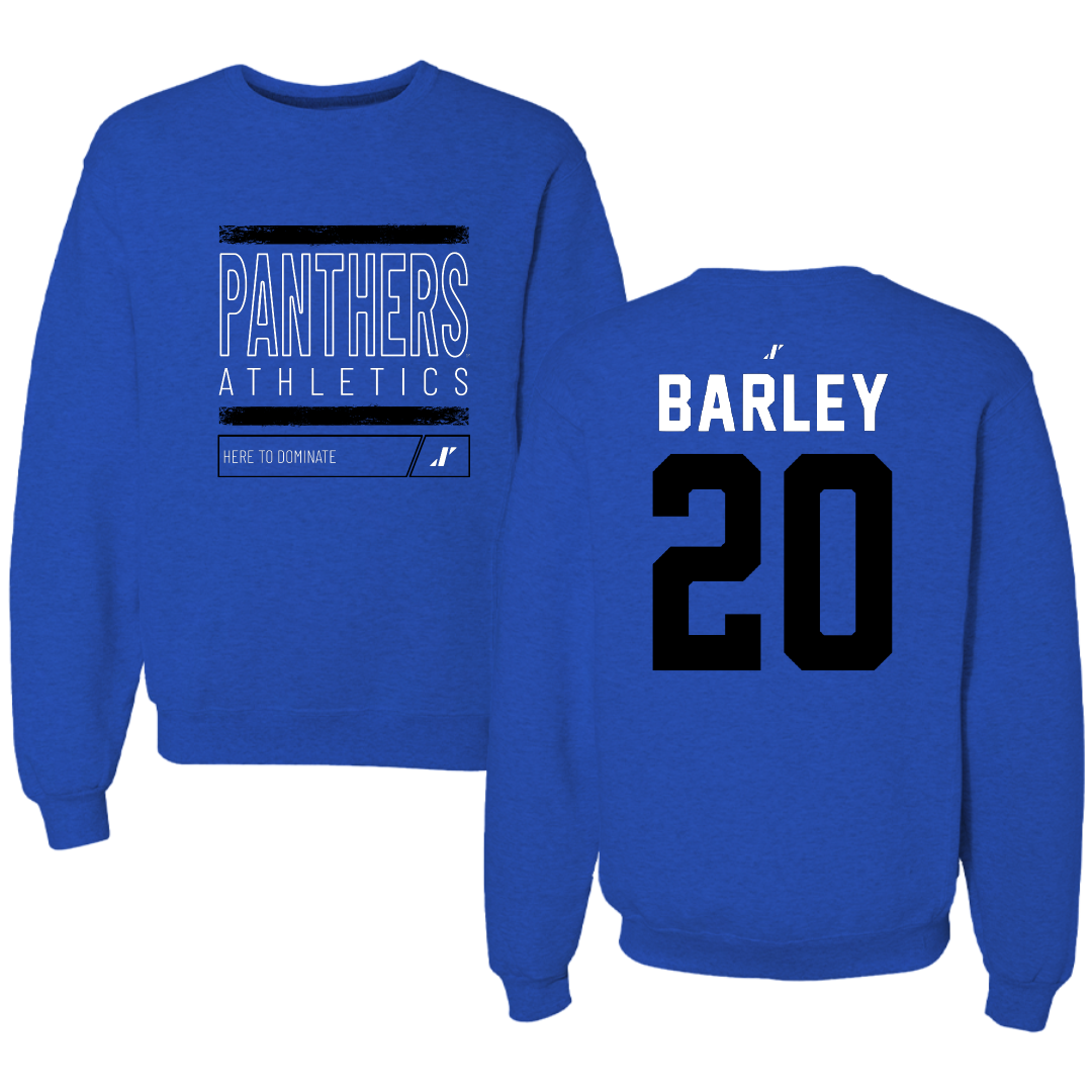 Georgia State University Soccer Blue Dominate Crewneck - #20 Bree Barley