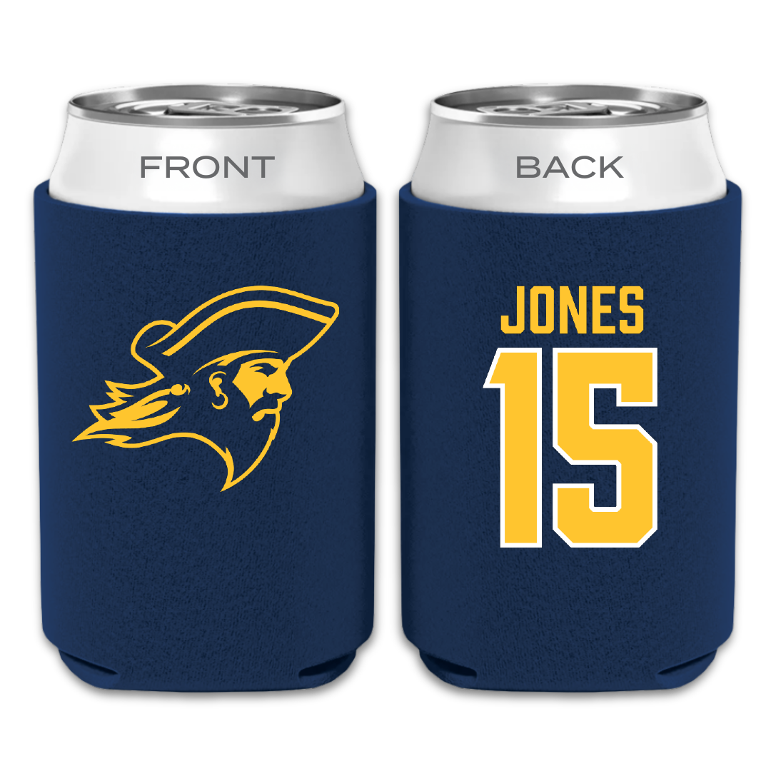 East Tennessee State University Basketball Navy Can Cooler - #15 Jaxson Jones