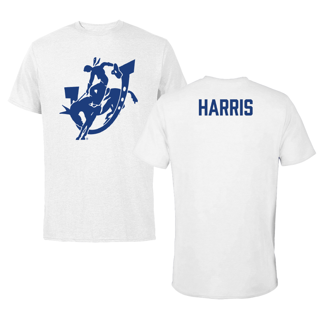 Southern Arkansas University TF and XC White Performance Tee - Cooper Harris