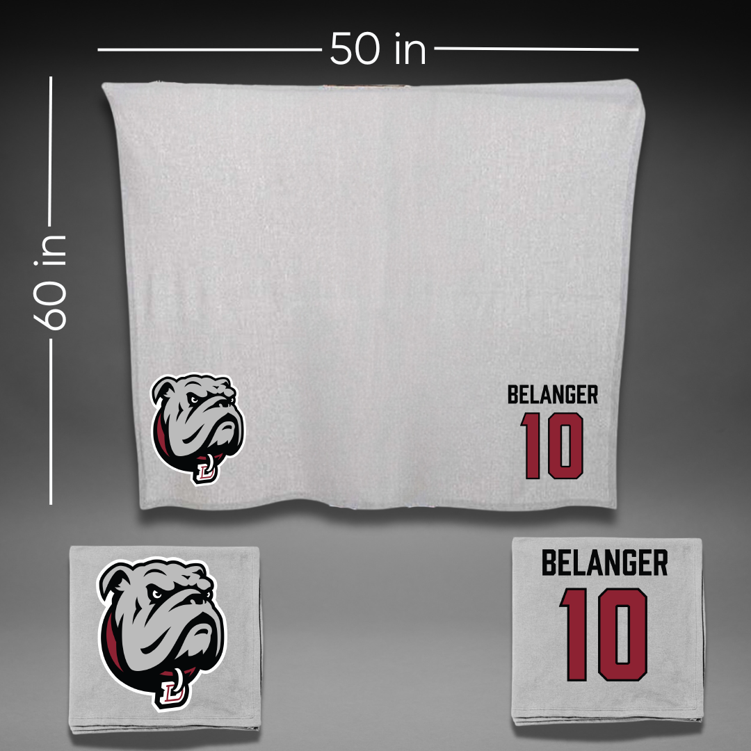 Dean College Field Hockey (W) Gray Blanket - #10 Isabelle Belanger