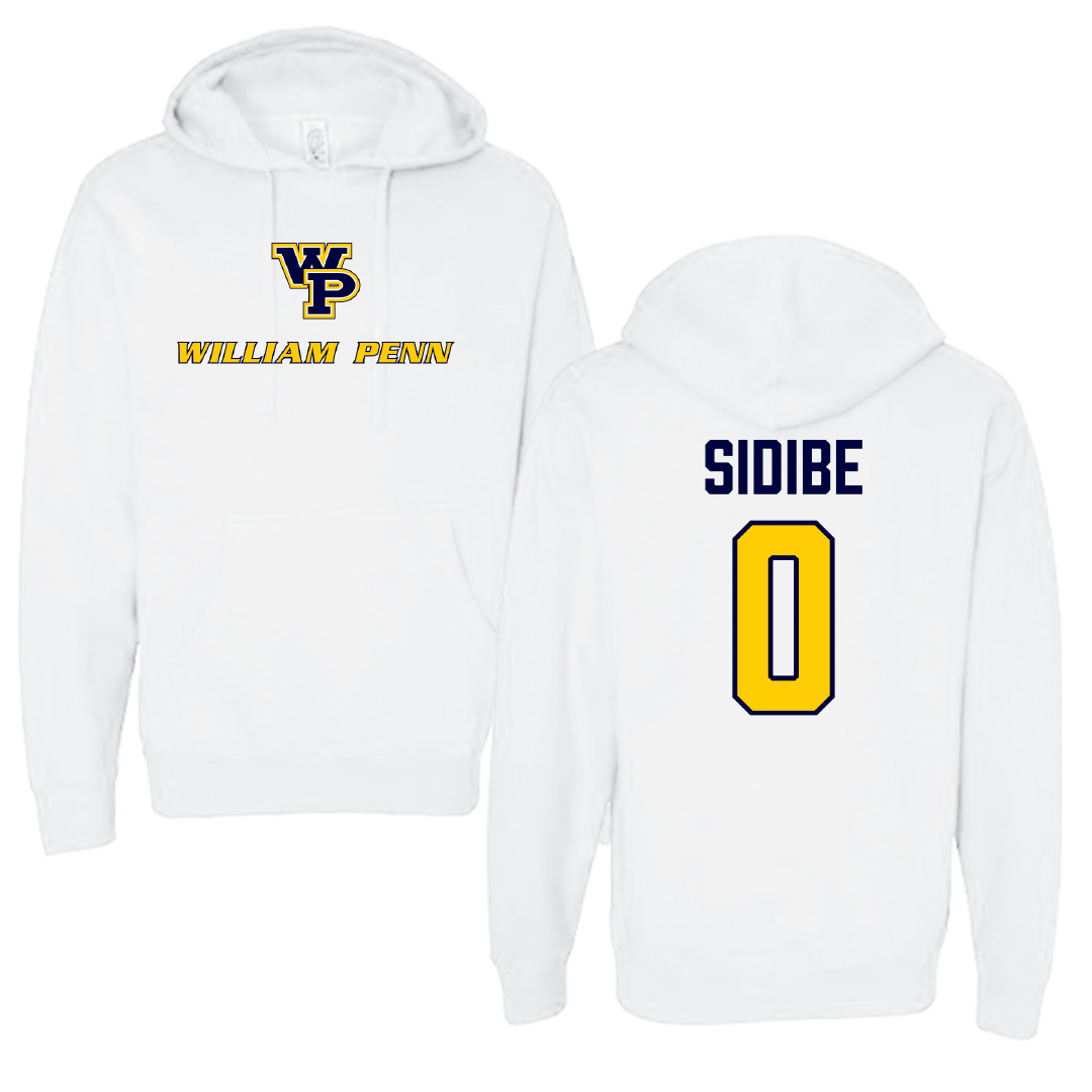 William Penn University Basketball (M) White Hoodie - #0 Booka Sidibe