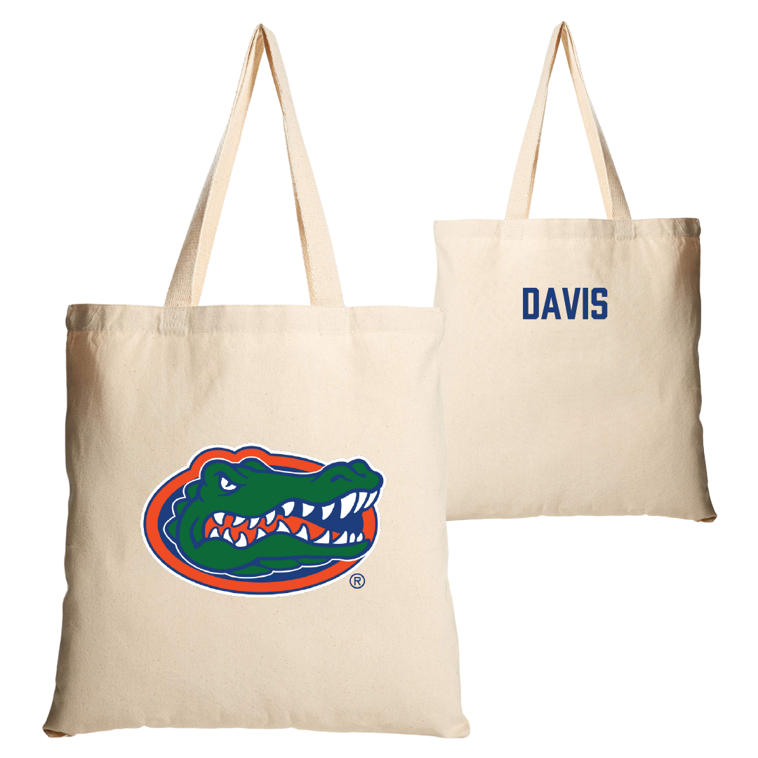 University of Florida TF and XC Tan Canvas Tote Bag - Kayla Davis