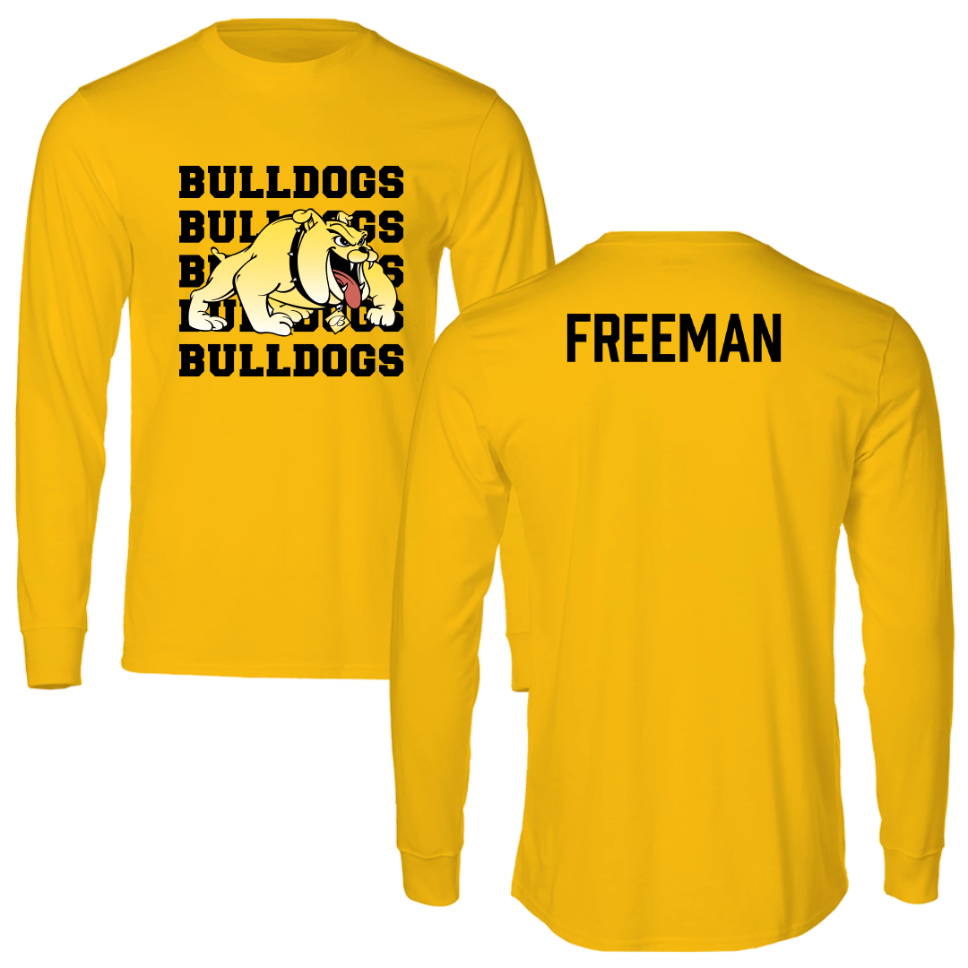 Bowie State University TF and XC Gold General Performance Long Sleeve - Brandon Freeman