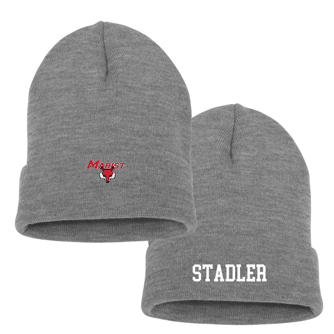 Marist University Lacrosse (M) Sport Gray Beanie - #27 Dylan Stadler