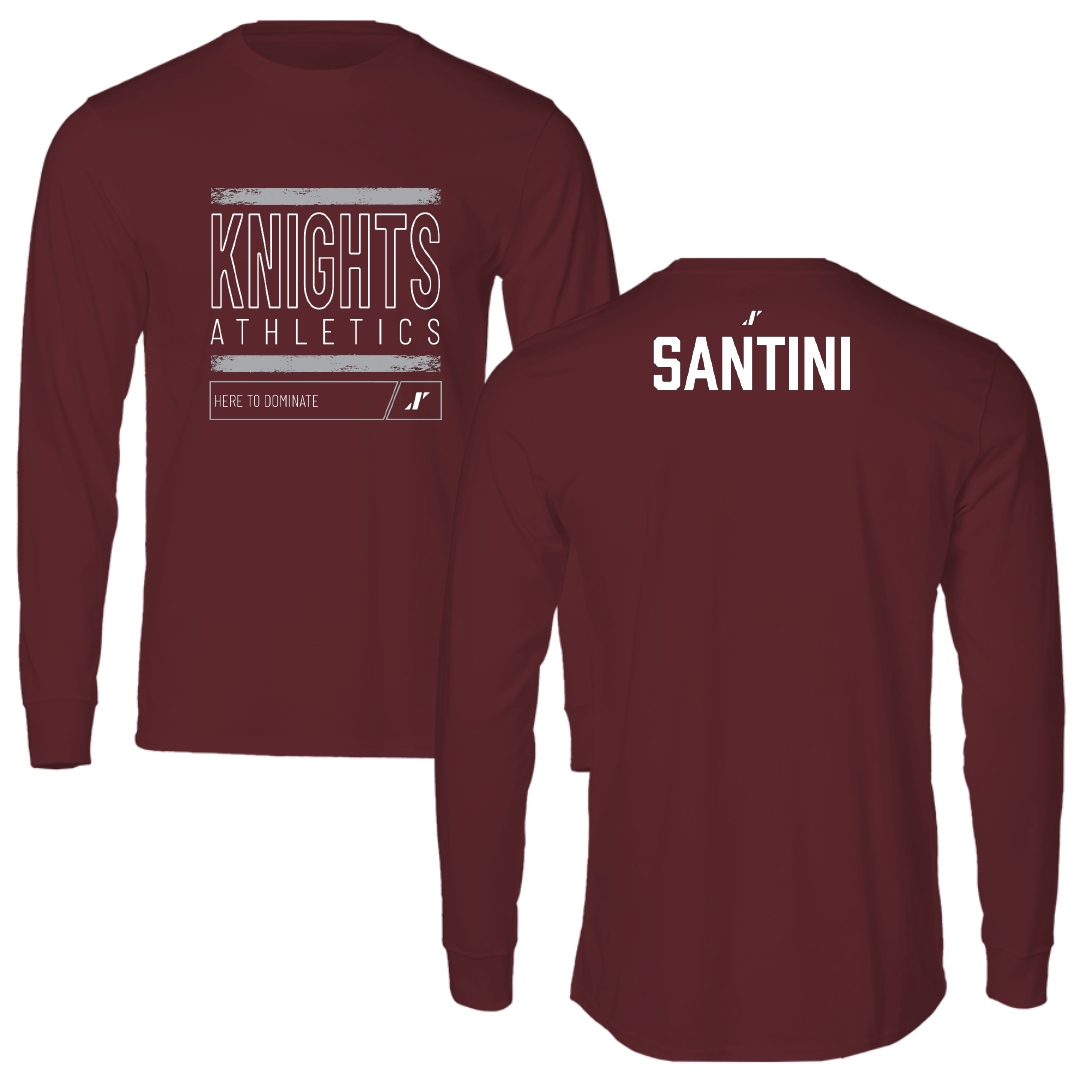Bellarmine University Golf Maroon Dominate Long Sleeve - Matthew Santini