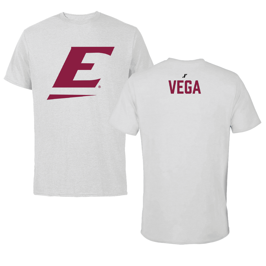 Eastern Kentucky University TF and XC Light Gray Performance Tee - German Vega