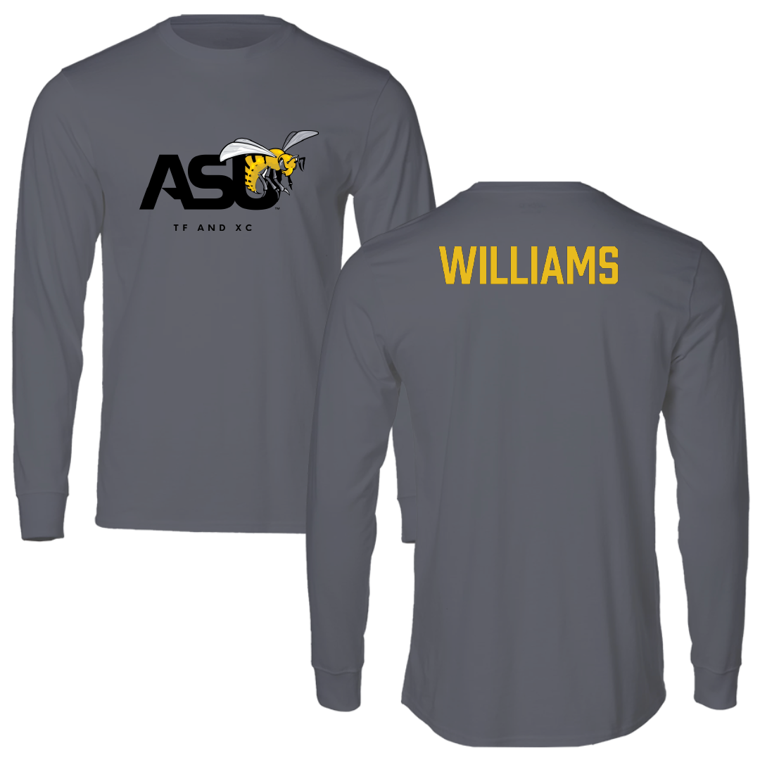 Alabama State University TF and XC Dark Gray Long Sleeve - Aliyah Williams