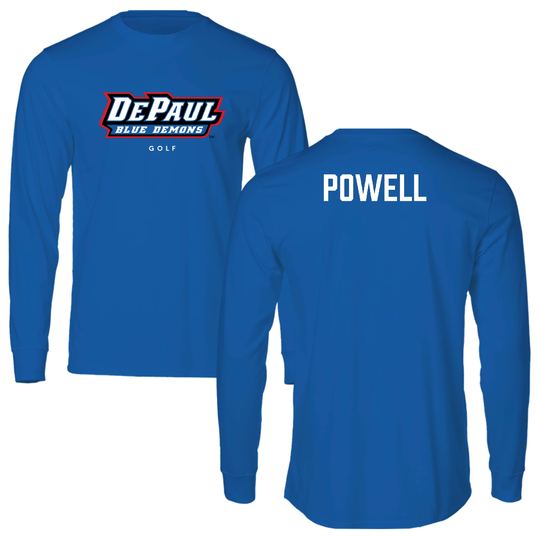 DePaul University Golf (W) Blue Long Sleeve - Brianna Powell