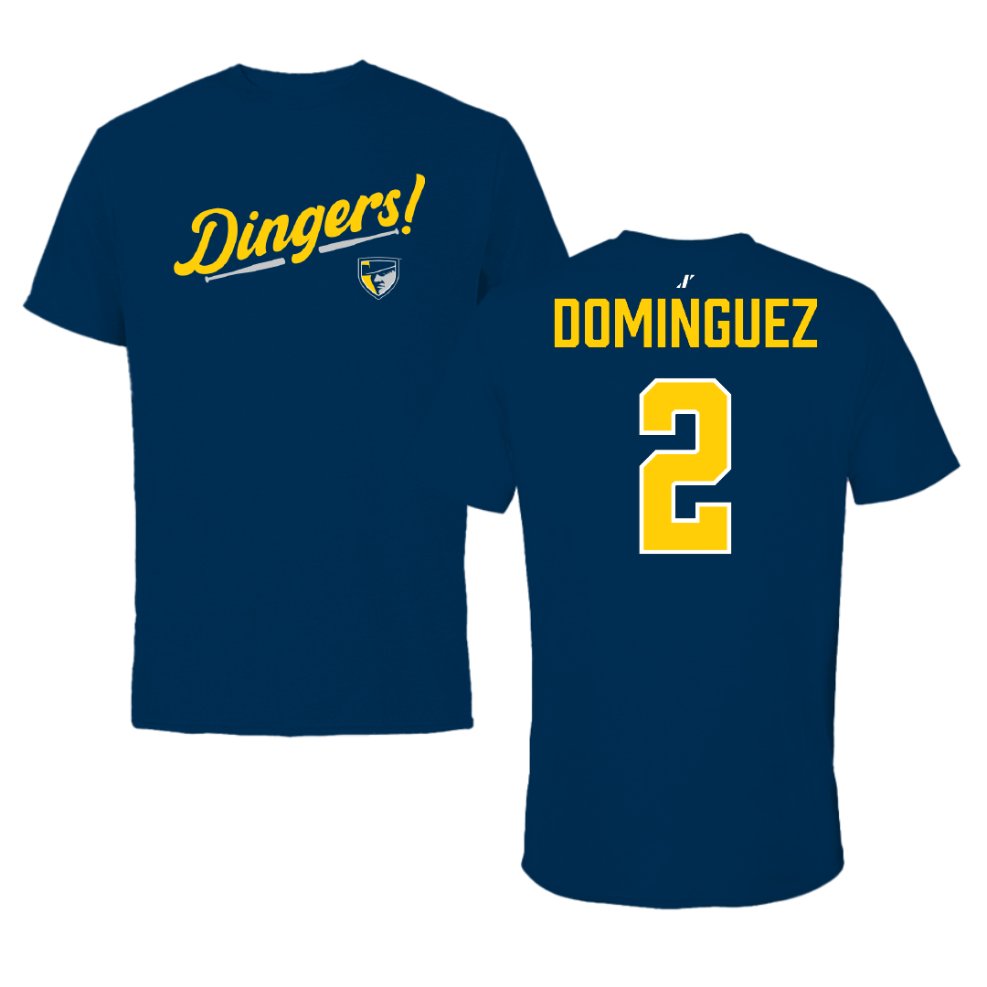 Regis University (Colorado) Softball Navy Dingers Performance Tee - #2 Enyssa Dominguez