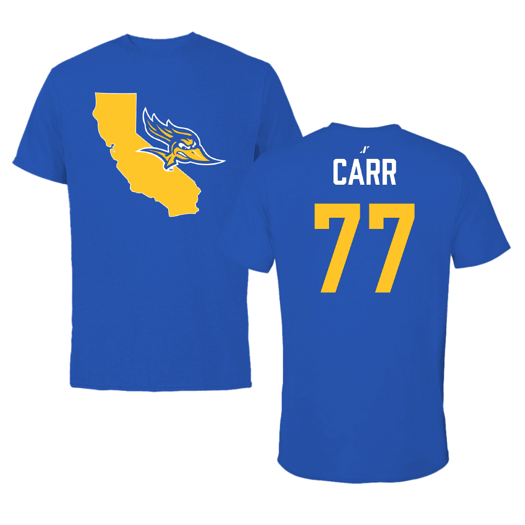 California State University-Bakersfield Softball Blue State Tee - #77 Cailee Carr