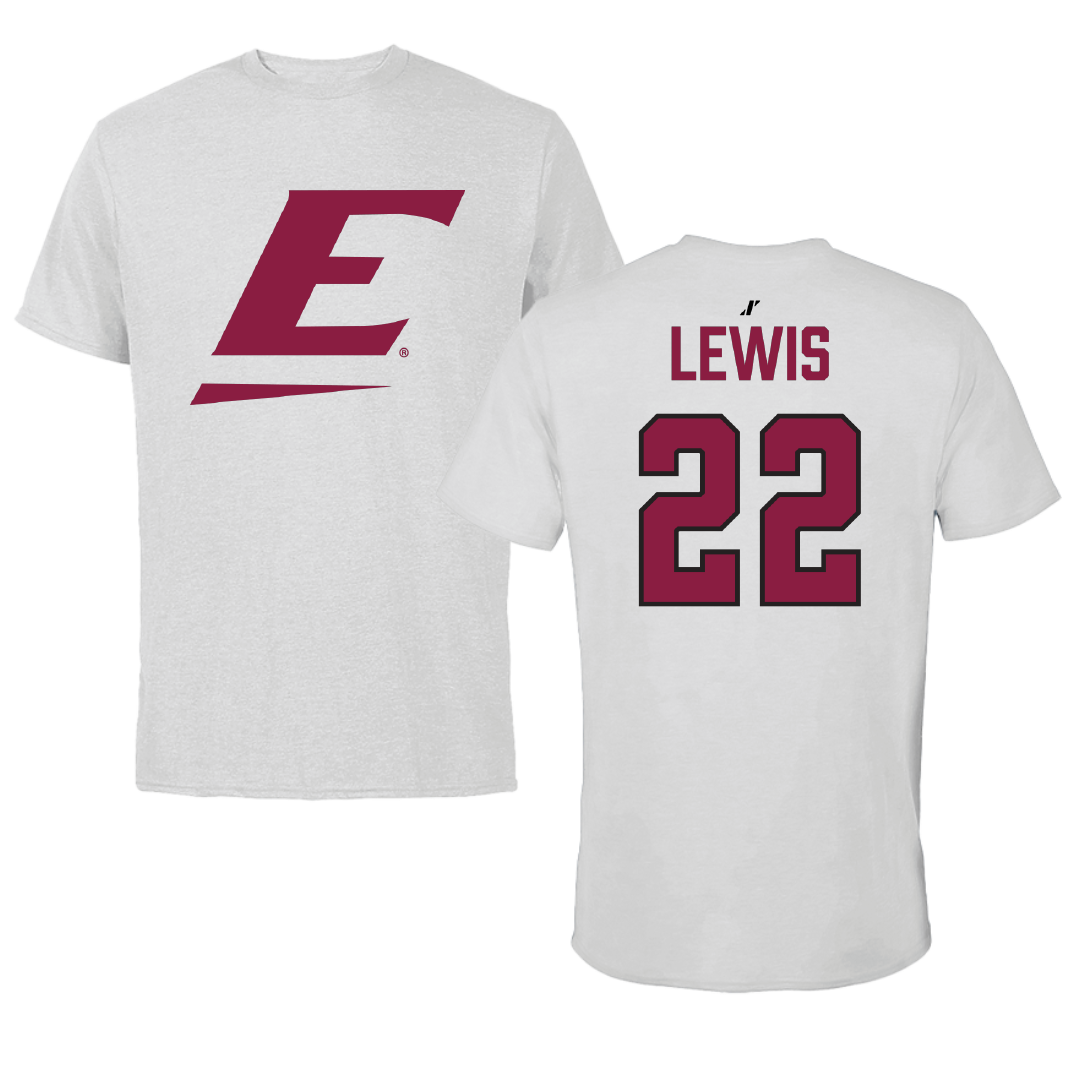 Eastern Kentucky University Basketball Light Gray Performance Tee - #22 Madi Lewis