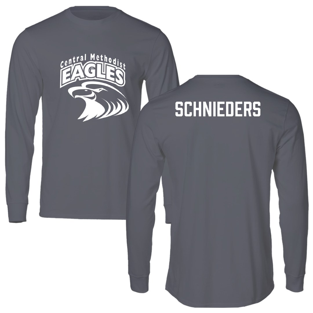 Central Methodist University Bowling (M) Dark Gray Long Sleeve - Chase Schnieders