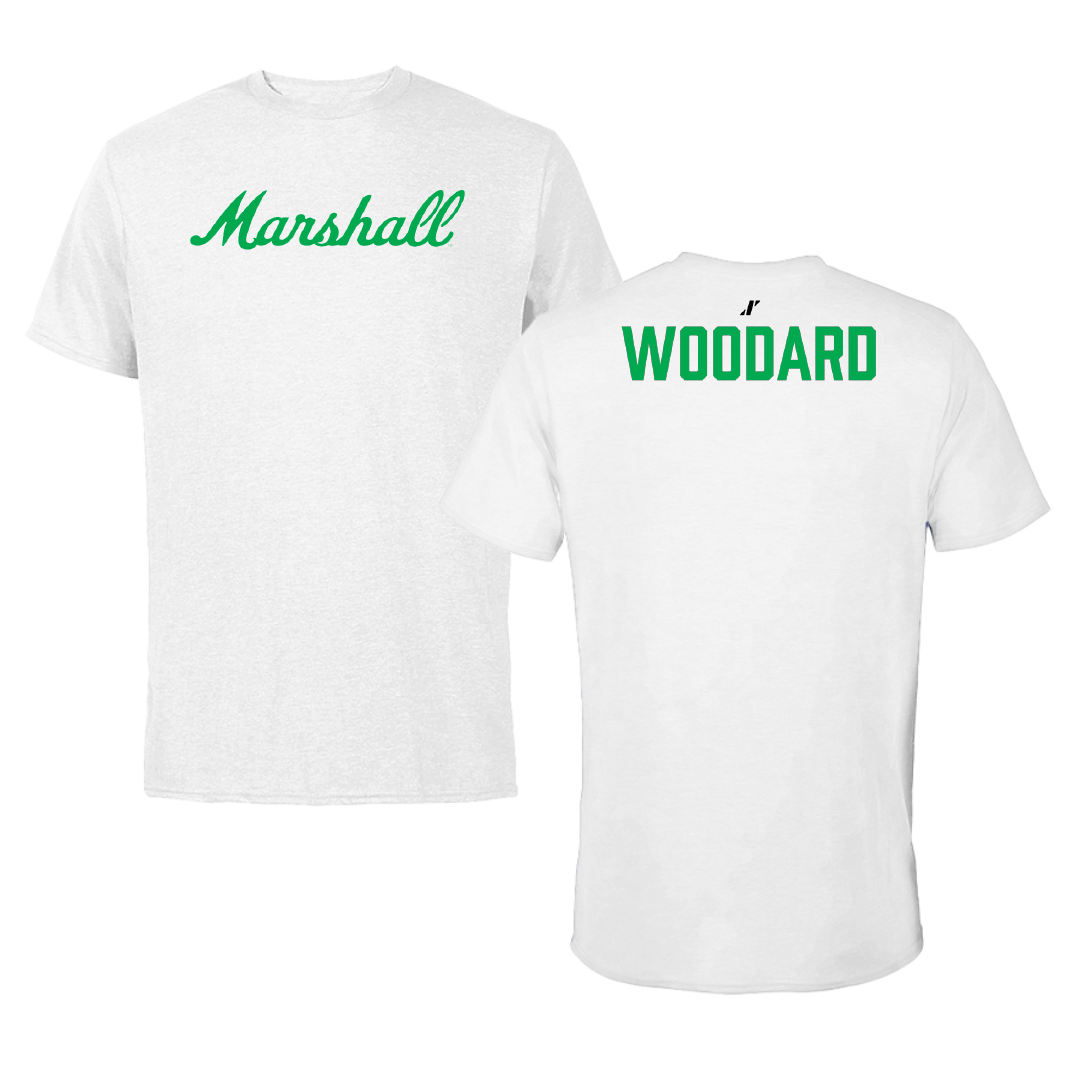 Marshall University TF and XC White Performance Tee - Emily Woodard