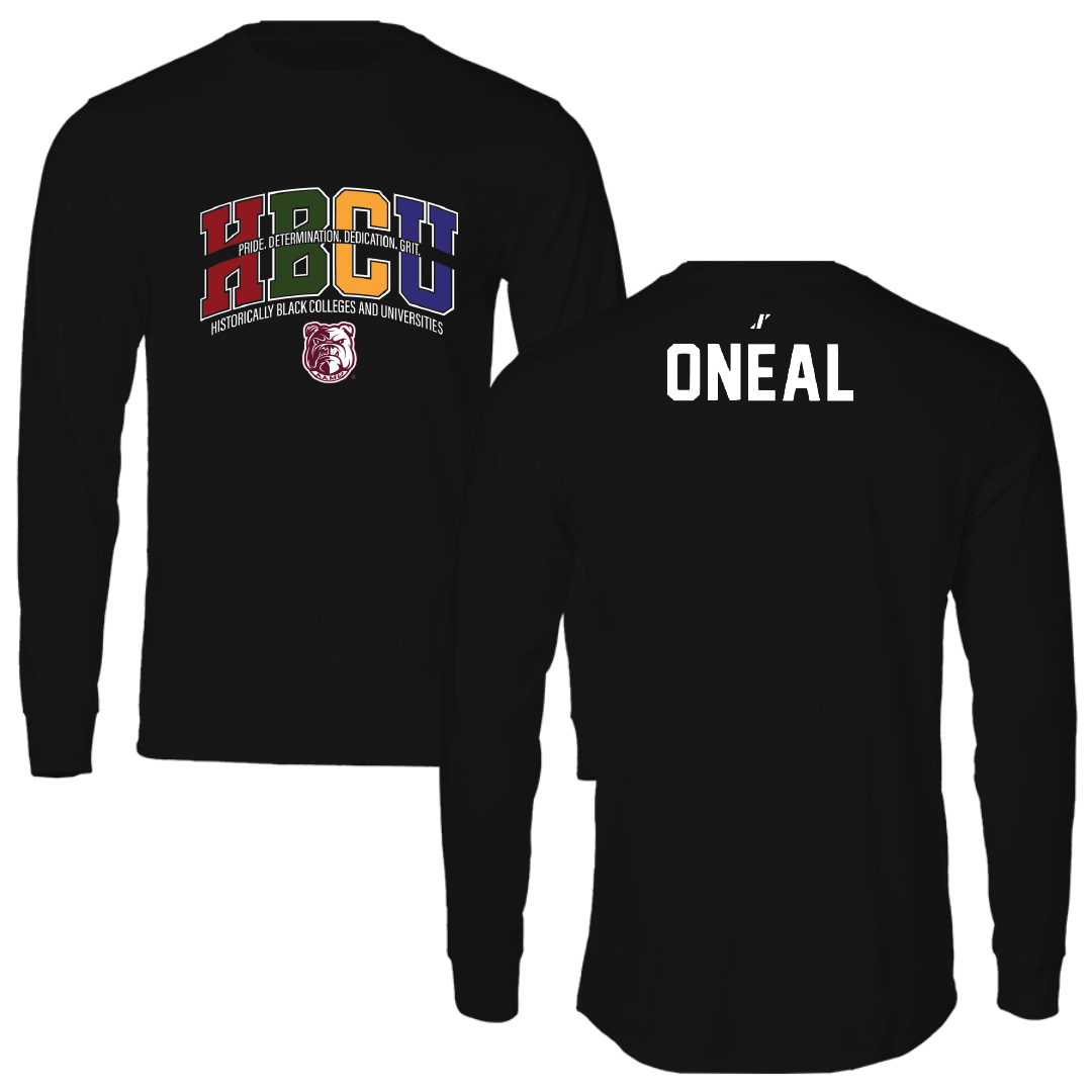 Alabama A&M University Baseball Black HBCU Long Sleeve - Xavier Oneal