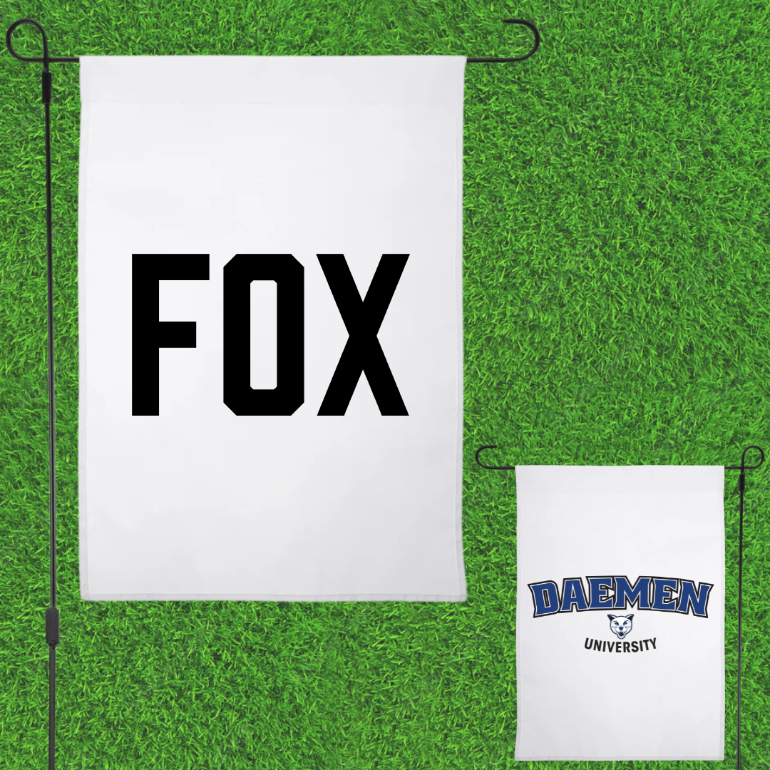 Daemen University Cheer White Garden Flag - Graceanne Fox