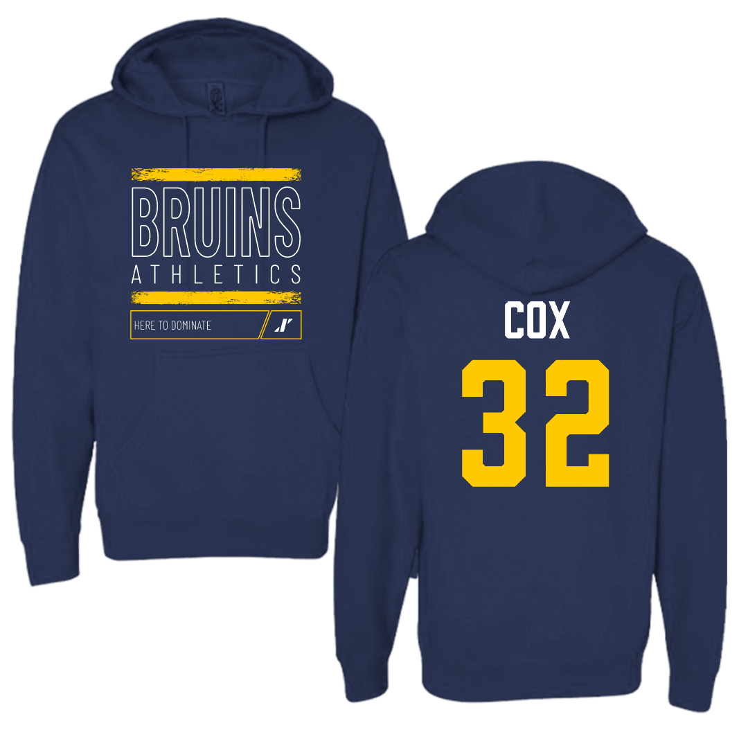 Carolina University Soccer (M) Navy Dominate Hoodie - #32 Joseph Cox