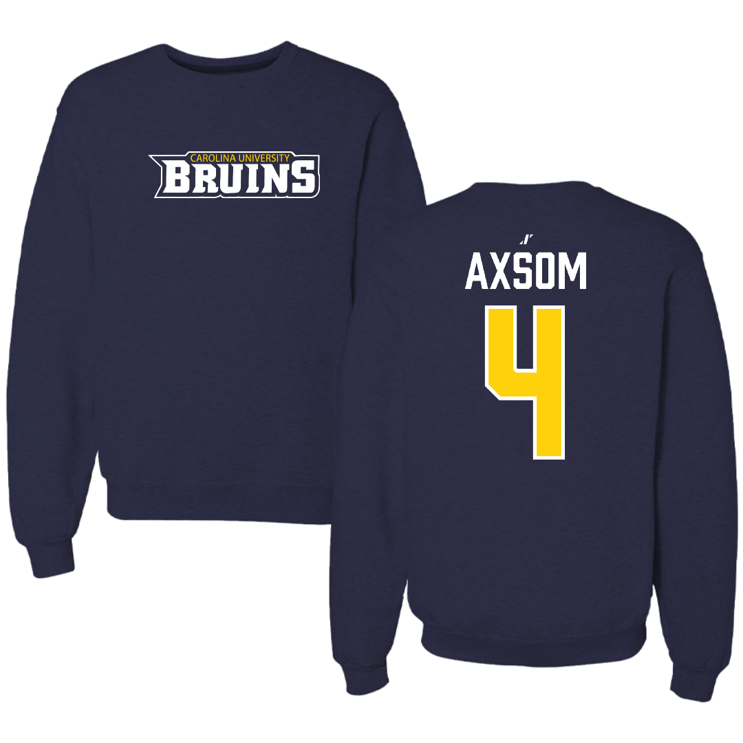 Carolina University Baseball Navy Crewneck - #4 Garrett Axsom