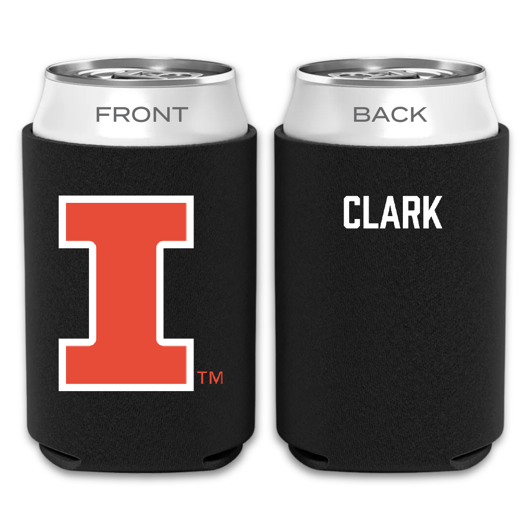 University of Illinois TF and XC Black Can Cooler - Dystonae Clark