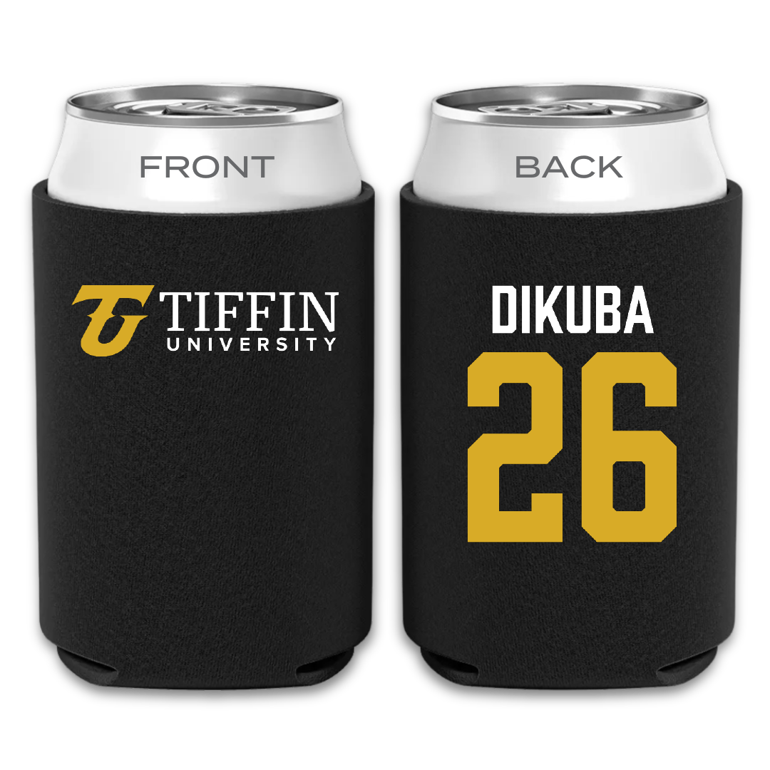 Tiffin University Soccer Black Can Cooler - #26 Kian Dikuba