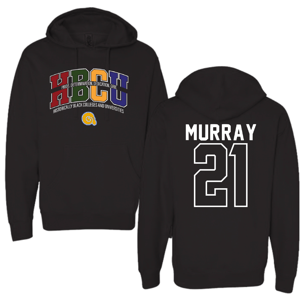 Albany State University Basketball Black HBCU Hoodie - #21 Kaleb Murray