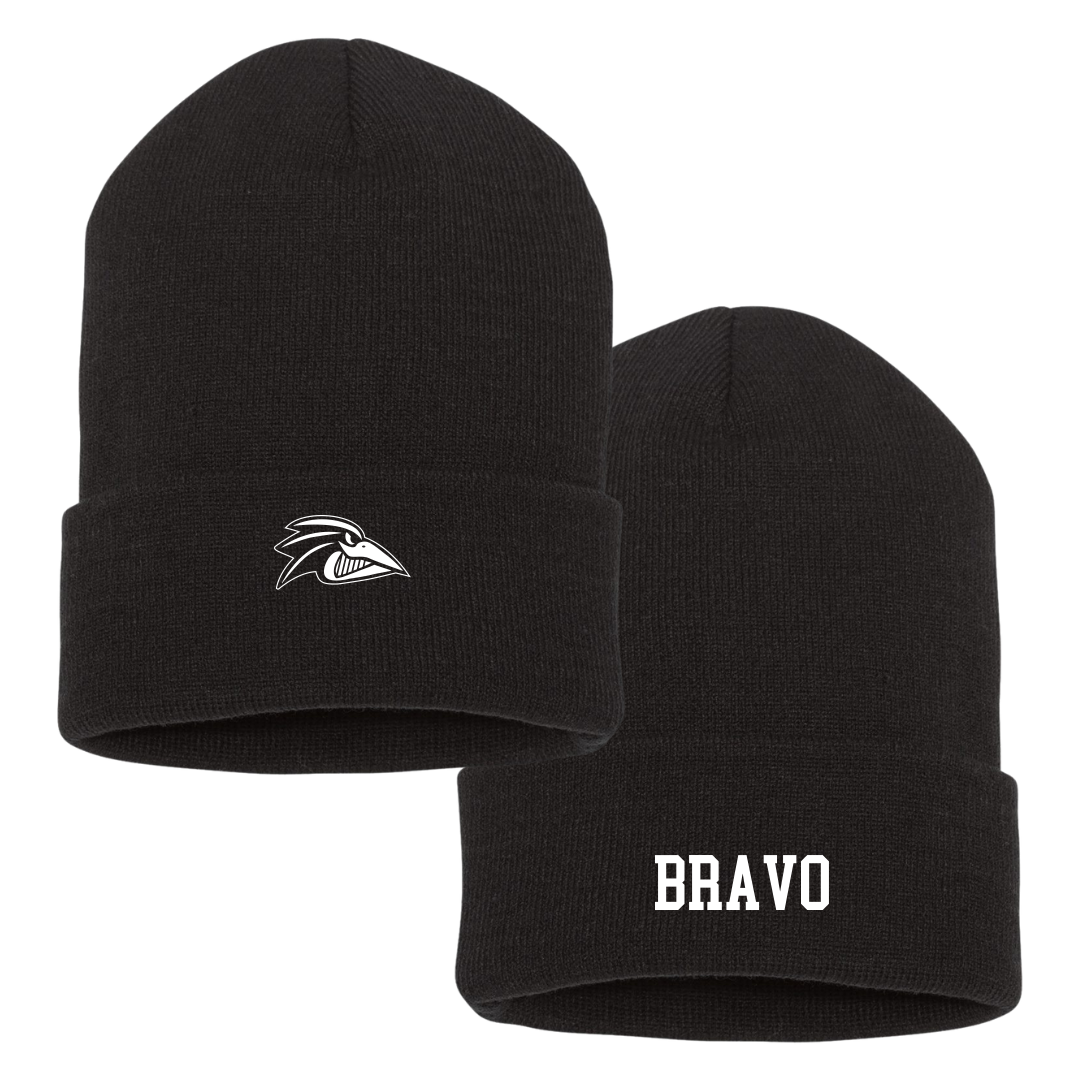 Franklin Pierce University Soccer (M) Black Beanie - #45 Luis Bravo